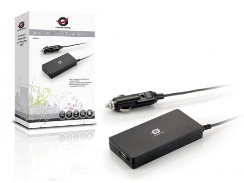 Conceptronic CNB90CAR CNB90CAR, Laptop, Auto, 12 V, 90 W, Asus, HP, Lenovo, Toshiba 2 Conceptronic CNB90CAR CNB90CAR, Laptop, Auto, 12 V, 90 W, Asus, HP, Lenovo, Toshiba - Afbeelding 2