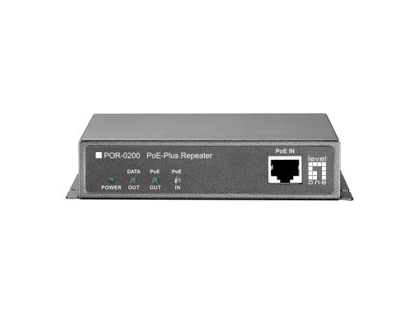 LevelOne POR-0200 PoE Network Network Repeater, Cascadable, 200 m, 10/100Base-T(X), Wall 3 LevelOne POR-0200 PoE Network Network Repeater, Cascadable, 200 m, 10/100Base-T(X), Wall - Afbeelding 3