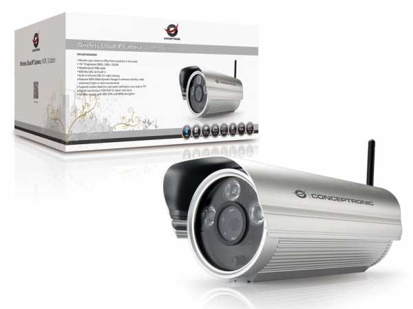 Conceptronic CIPCAM720ODWDR Wireless Cloud IP Camera, WDR, Outdoor, Bullet, 100 mm, 247 mm 5 Conceptronic CIPCAM720ODWDR Wireless Cloud IP Camera, WDR, Outdoor, Bullet, 100 mm, 247 mm - Afbeelding 5
