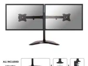 Neomounts NM-D335DBLACK NeoMounts flatscreen bureausteun Zwart