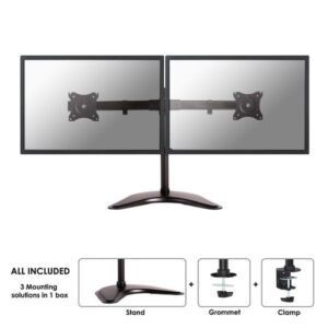 Neomounts NM-D335DBLACK NeoMounts flatscreen bureausteun Zwart