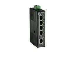 LevelOne IES-0500 5-Port Fast Ethernet Industrial Switch, DIN-Rail, Unmanaged, Full duplex