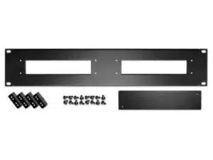 Shuttle PRM01 Rack mount front plate, 2U, 19", 1 mm, 483 mm, Steel, Powder-coated, Black