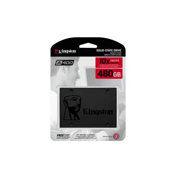 Kingston SA400S37/480G A400 SSD, 2.5", 480 GB, SATA3, 500MB/s, 350MB/s, 0.279W, Black 5 Kingston SA400S37/480G A400 SSD, 2.5", 480 GB, SATA3, 500MB/s, 350MB/s, 0.279W, Black - Afbeelding 5