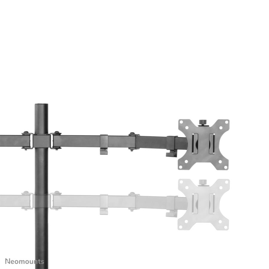 Neomounts FPMA-D550DDBLACK Flat screen desk mount Freestanding, 8 kg, 10" - 32", 100 x 10 4 Neomounts FPMA-D550DDBLACK Flat screen desk mount Freestanding, 8 kg, 10" - 32", 100 x 10 - Afbeelding 4