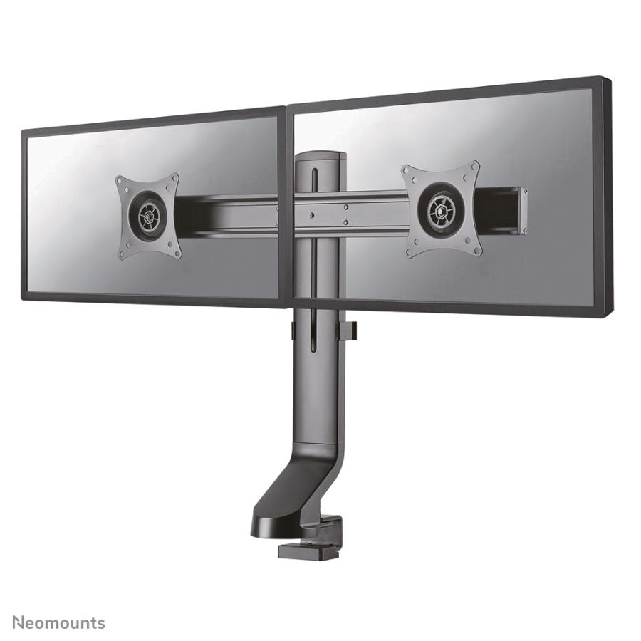 Neomounts FPMA-D860DBLACK Flatscreen bureausteun, 2x 10-27" 7 kg, 26 - 45 cm, 75x75/ 100x 1 Neomounts FPMA-D860DBLACK Flatscreen bureausteun, 2x 10-27" 7 kg, 26 - 45 cm, 75x75/ 100x