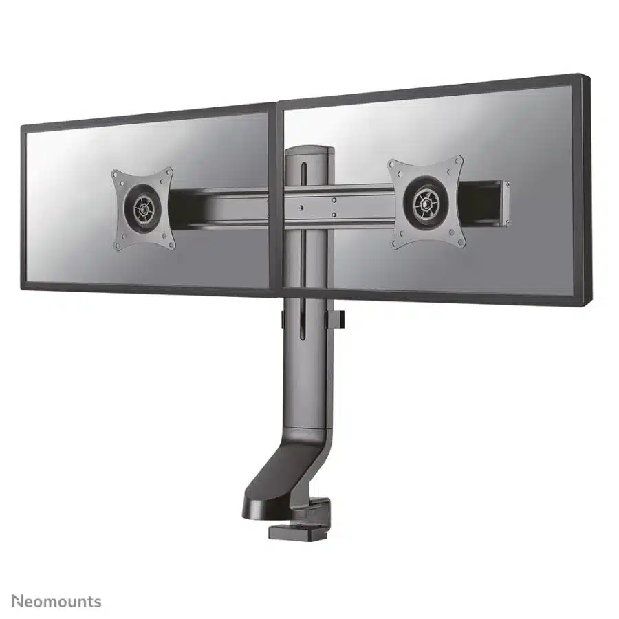 Neomounts FPMA-D860DBLACK Flatscreen bureausteun, 2x 10-27" 7 kg, 26 - 45 cm, 75x75/ 100x 1 Neomounts FPMA-D860DBLACK Flatscreen bureausteun, 2x 10-27" 7 kg, 26 - 45 cm, 75x75/ 100x