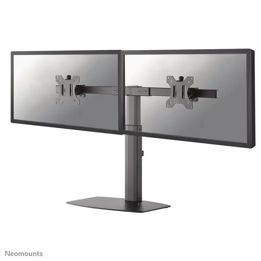 Neomounts FPMA-D865DBLACK Flatscreen bureausteun, 2x 10-27", 12 kg, 35 - 46cm, 75x75/100x 1 Neomounts FPMA-D865DBLACK Flatscreen bureausteun, 2x 10-27", 12 kg, 35 - 46cm, 75x75/100x