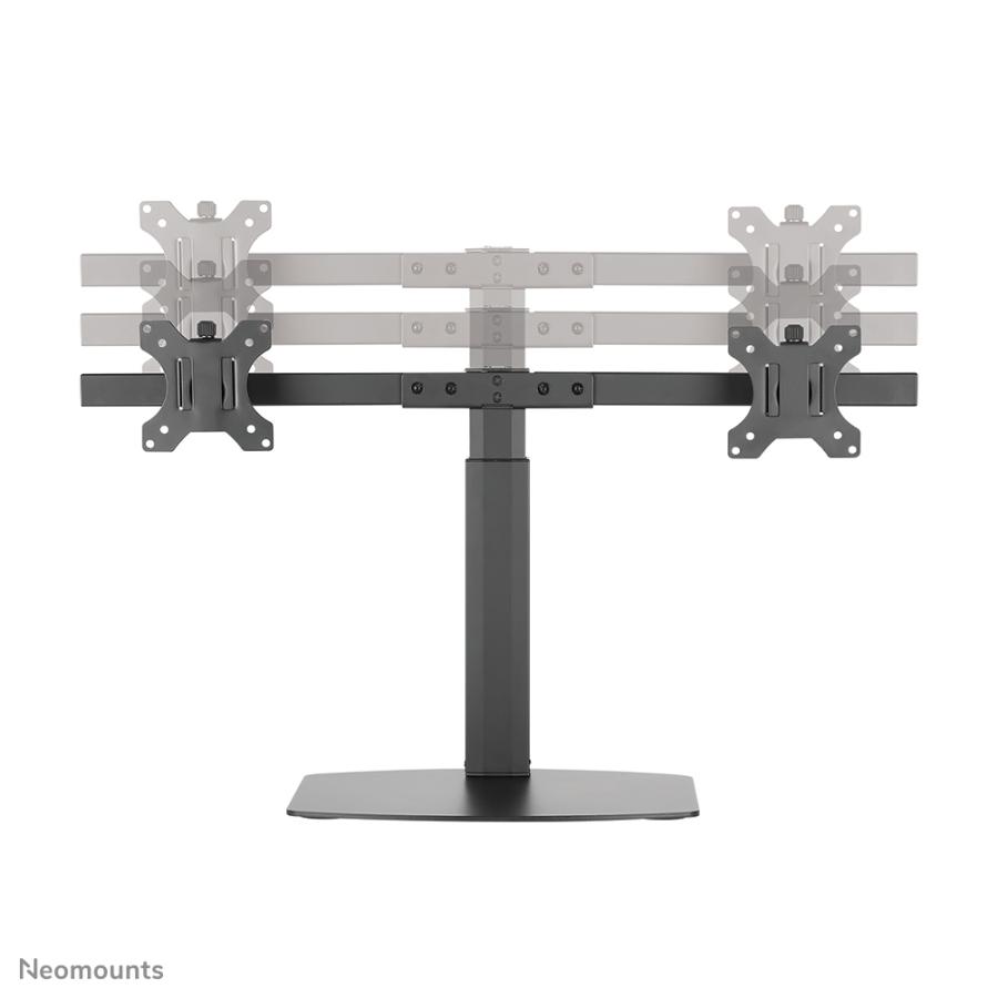 Neomounts FPMA-D865DBLACK Flatscreen bureausteun, 2x 10-27", 12 kg, 35 - 46cm, 75x75/100x 4 Neomounts FPMA-D865DBLACK Flatscreen bureausteun, 2x 10-27", 12 kg, 35 - 46cm, 75x75/100x - Afbeelding 4