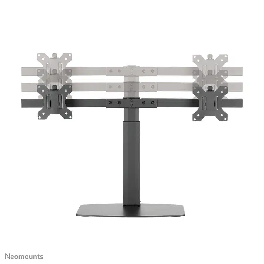 Neomounts FPMA-D865DBLACK Flatscreen bureausteun, 2x 10-27", 12 kg, 35 - 46cm, 75x75/100x 4 Neomounts FPMA-D865DBLACK Flatscreen bureausteun, 2x 10-27", 12 kg, 35 - 46cm, 75x75/100x - Afbeelding 4