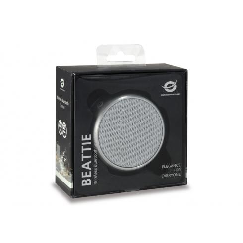 Conceptronic BEATTIE 01S BEATTIE Wireless Speaker, silver, Bluetooth 3.0+HS, 3 W, micro-USB 3 Conceptronic BEATTIE 01S BEATTIE Wireless Speaker, silver, Bluetooth 3.0+HS, 3 W, micro-USB - Afbeelding 3
