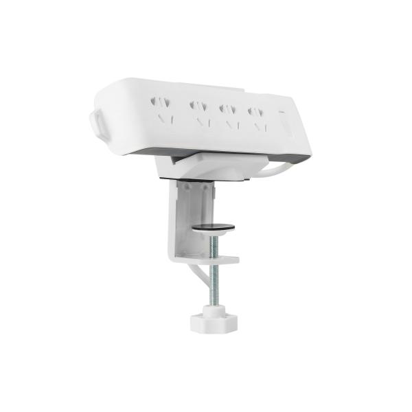 Equip 650806 Clamp-On Power Strip Holder, Power extension holder, White, ABS, Steel, 100 mm, 62 mm 5 Equip 650806 Clamp-On Power Strip Holder, Power extension holder, White, ABS, Steel, 100 mm, 62 mm - Afbeelding 5