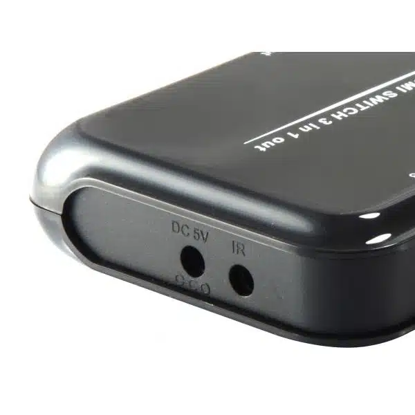 Equip 332721 HDMI 1.4 Switch 3x1, HDMI, Plastic, Black, IR, 7.1-CH, DTS-HD, Dolby TrueHD 5 Equip 332721 HDMI 1.4 Switch 3x1, HDMI, Plastic, Black, IR, 7.1-CH, DTS-HD, Dolby TrueHD - Afbeelding 5