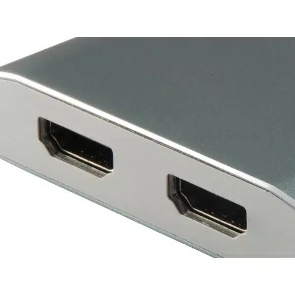 Equip 133464 USB Type C to 2x HDMI Female Adapter, 3.2 Gen 1, 4096 x 2160p 4 Equip 133464 USB Type C to 2x HDMI Female Adapter, 3.2 Gen 1, 4096 x 2160p - Afbeelding 4