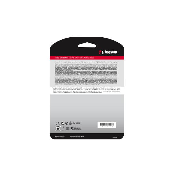Kingston SA400S37/960G A400 SSD, 960 GB, 2.5", 500 MB/s, SATA3 6 Gbit/s 5 Kingston SA400S37/960G A400 SSD, 960 GB, 2.5", 500 MB/s, SATA3 6 Gbit/s - Afbeelding 5