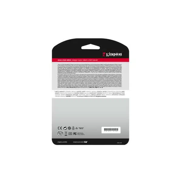 Kingston SA400S37/960G A400 SSD, 960 GB, 2.5", 500 MB/s, SATA3 6 Gbit/s 5 Kingston SA400S37/960G A400 SSD, 960 GB, 2.5", 500 MB/s, SATA3 6 Gbit/s - Afbeelding 5