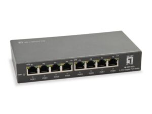 LevelOne GEP-0823 8-Port Gigabit PoE Switch, 802.3at/af PoE, 120W, Gigabit Ethernet, Full duplex