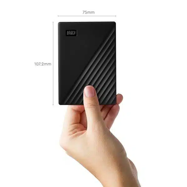 Western Digital WDBYVG0020BBK WD My Passport, 2TB, portable HDD, Black 4 Western Digital WDBYVG0020BBK WD My Passport, 2TB, portable HDD, Black - Afbeelding 4