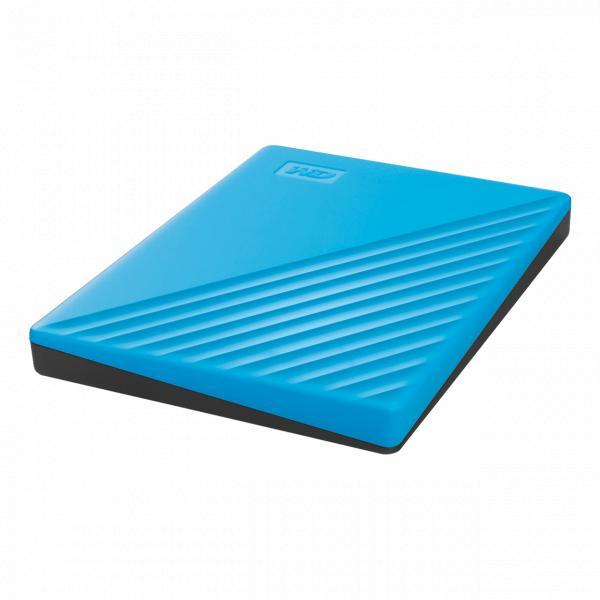 Western Digital WDBYVG0020BBL-WESN My Passport External HDD, 2TB, USB 3.2 Gen 1, Sky Blue 4 Western Digital WDBYVG0020BBL-WESN My Passport External HDD, 2TB, USB 3.2 Gen 1, Sky Blue - Afbeelding 4