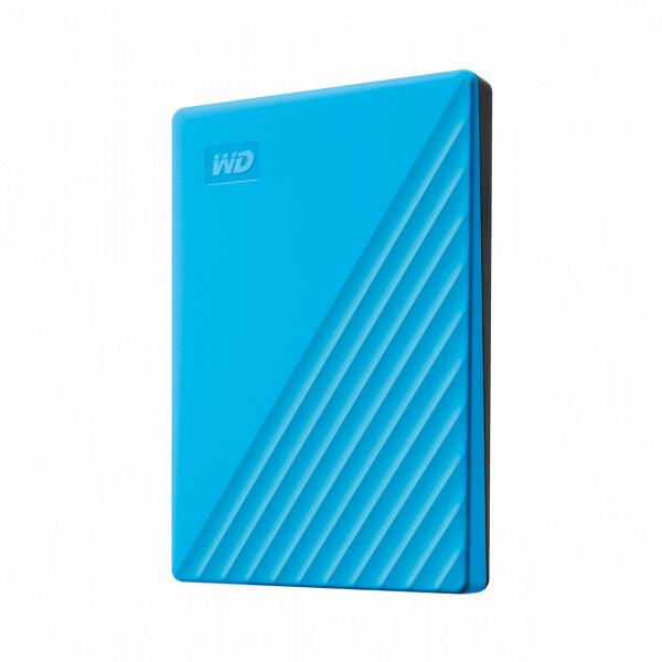Western Digital WDBPKJ0040BBL-WESN My Passport External HDD, 4TB, USB 3.2 Gen 1, Blue 2 Western Digital WDBPKJ0040BBL-WESN My Passport External HDD, 4TB, USB 3.2 Gen 1, Blue - Afbeelding 2
