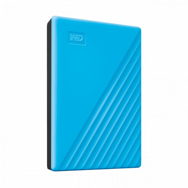 Western Digital WDBPKJ0040BBL-WESN My Passport External HDD, 4TB, USB 3.2 Gen 1, Blue 3 Western Digital WDBPKJ0040BBL-WESN My Passport External HDD, 4TB, USB 3.2 Gen 1, Blue - Afbeelding 3