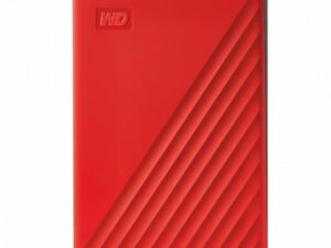 Western Digital WDBPKJ0040BRD-WESN My Passport External HDD, 4TB, USB 3.2 Gen 1, Red