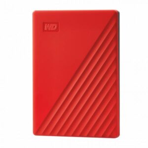 Western Digital WDBPKJ0040BRD-WESN My Passport External HDD, 4TB, USB 3.2 Gen 1, Red