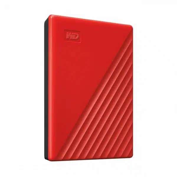 Western Digital WDBPKJ0040BRD-WESN My Passport External HDD, 4TB, USB 3.2 Gen 1, Red 3 Western Digital WDBPKJ0040BRD-WESN My Passport External HDD, 4TB, USB 3.2 Gen 1, Red - Afbeelding 3