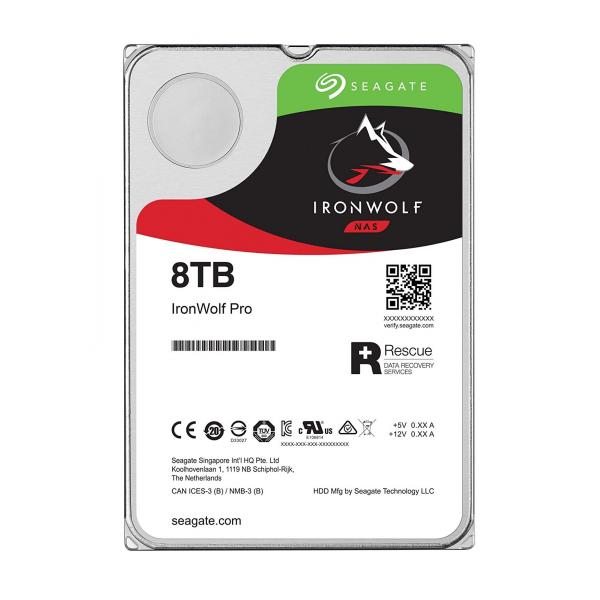 Seagate ST8000VN004 IronWolf, 3.5", 8 TB, 7200 RPM, 256MB, SATA3 1 Seagate ST8000VN004 IronWolf, 3.5", 8 TB, 7200 RPM, 256MB, SATA3