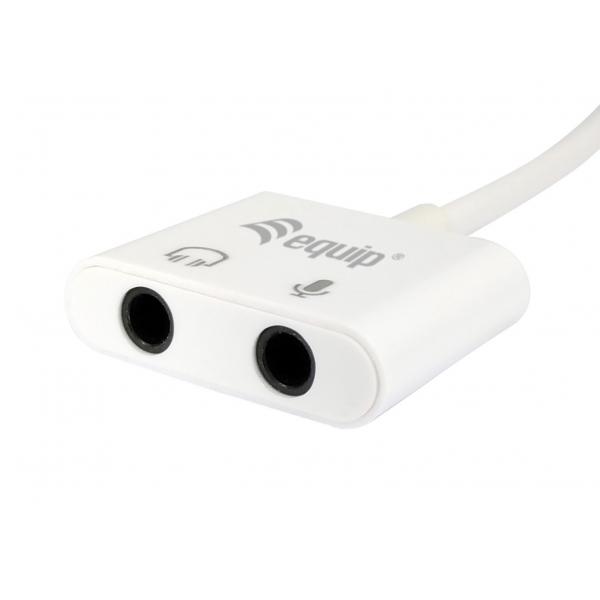 Equip 133460 USB Type C to Audio Adapter, USB 2 Equip 133460 USB Type C to Audio Adapter, USB - Afbeelding 2