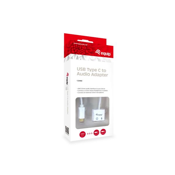 Equip 133460 USB Type C to Audio Adapter, USB 4 Equip 133460 USB Type C to Audio Adapter, USB - Afbeelding 4