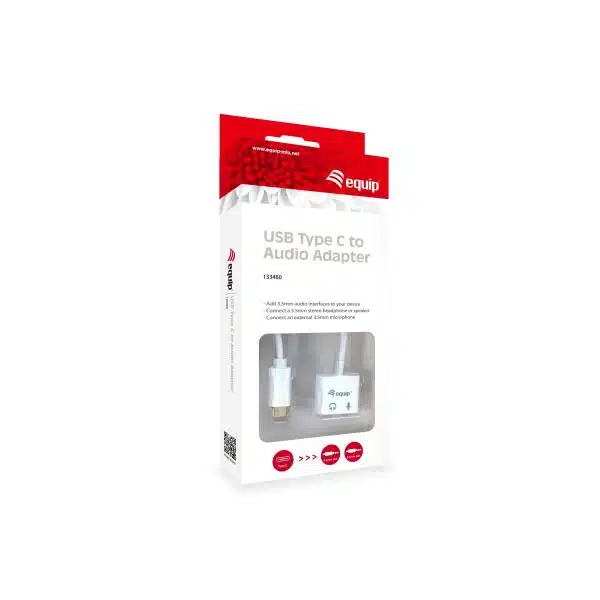 Equip 133460 USB Type C to Audio Adapter, USB 4 Equip 133460 USB Type C to Audio Adapter, USB - Afbeelding 4