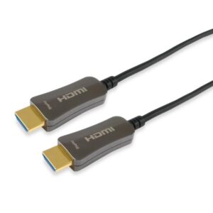 Equip 11943107201 HDMI 2.0 Active Optical Cable, M/M, 50 m, HDMI Type A, 3D, 18 Gbit/s, Black