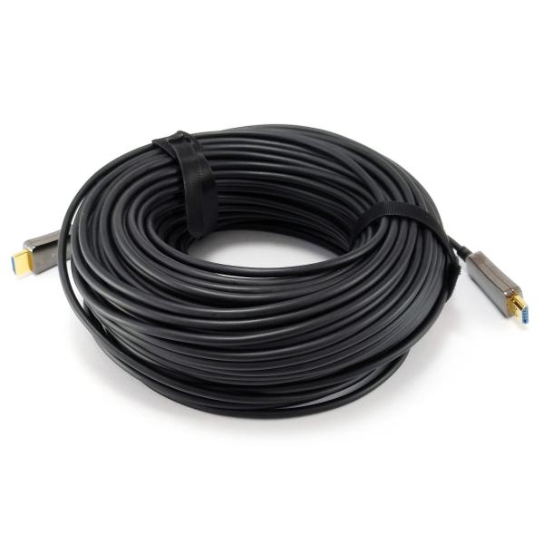 Equip 11943107201 HDMI 2.0 Active Optical Cable, M/M, 50 m, HDMI Type A, 3D, 18 Gbit/s, Black 3 Equip 11943107201 HDMI 2.0 Active Optical Cable, M/M, 50 m, HDMI Type A, 3D, 18 Gbit/s, Black - Afbeelding 3