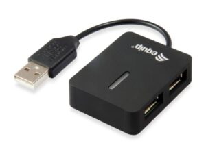 Equip 128952 128952, USB 2.0, USB 2.0, 480 Mbit/s, Black, Plastic, CE