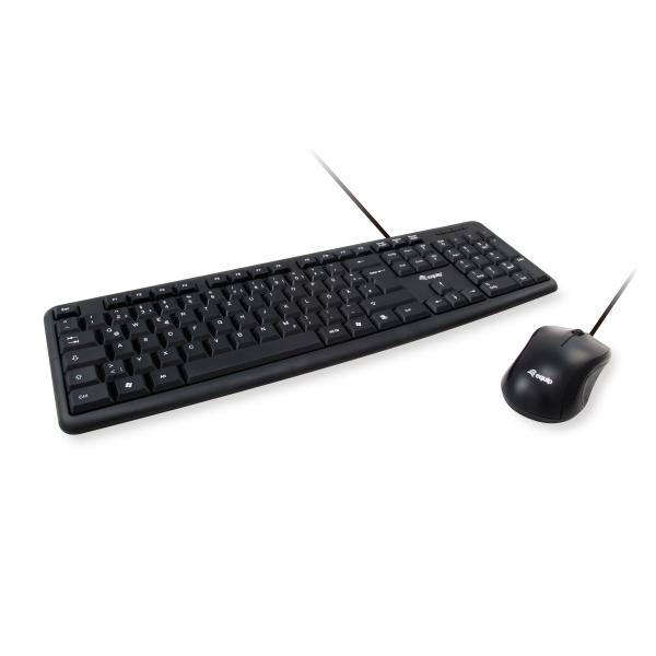 Equip 245200 245200, Full-size (100%), Wired, USB, QWERTZ, Black, Mouse included 1 Equip 245200 245200, Full-size (100%), Wired, USB, QWERTZ, Black, Mouse included