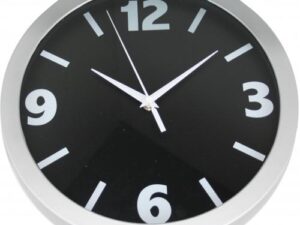 NXT clock 13800 Small Numbers, Ø30 cm, Wall, Black
