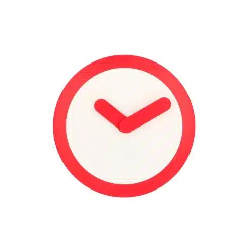 NeXtime klok 2615ro Focus, Ø25 cm, Wall, White/ Red 1 NeXtime klok 2615ro Focus, Ø25 cm, Wall, White/ Red