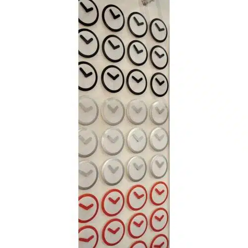 NeXtime klok 2615zi Focus, Ø25 cm, Wall, White/ Silver 2 NeXtime klok 2615zi Focus, Ø25 cm, Wall, White/ Silver - Afbeelding 2