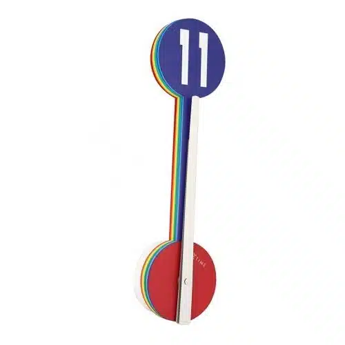 NeXtime klok 2995di Colour Guide, Ø 60 cm, Wall, Multi-Color 5 NeXtime klok 2995di Colour Guide, Ø 60 cm, Wall, Multi-Color - Afbeelding 5