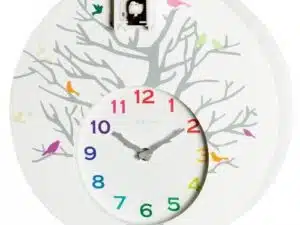 NeXtime klok 2998wi Cuckoo Round, 30x10 cm, Wall, White
