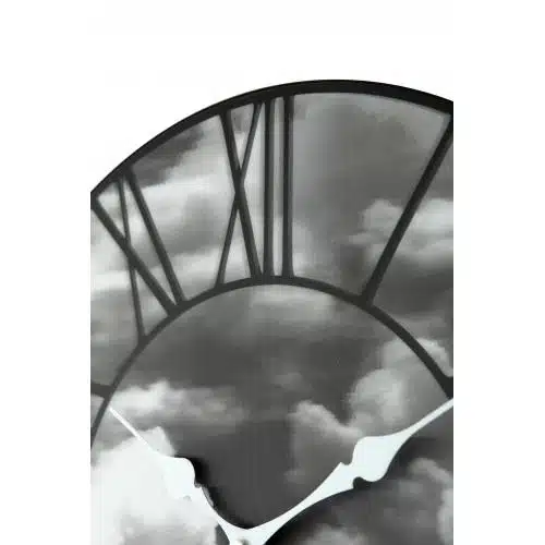 NeXtime klok 3037 Clouds, Ø39 cm, Wall, Black 5 NeXtime klok 3037 Clouds, Ø39 cm, Wall, Black - Afbeelding 5