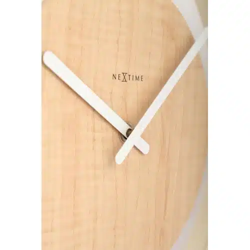 NeXtime klok 3046 Wood Loop, Ø30 cm, Wall, Wood 4 NeXtime klok 3046 Wood Loop, Ø30 cm, Wall, Wood - Afbeelding 4