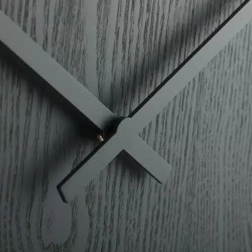 NeXtime klok 3096gs Wood Wood Medium, Ø35.5 cm, Wall, Gray 4 NeXtime klok 3096gs Wood Wood Medium, Ø35.5 cm, Wall, Gray - Afbeelding 4