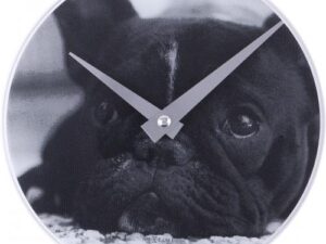 NeXtime klok 5173 Little Dog, Ø20 cm, Wall, Black
