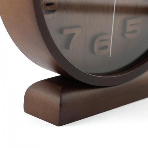 NeXtime klok 5192gs Wood Wood Small, 22x20 cm, Wall, Wood, Gray 4 NeXtime klok 5192gs Wood Wood Small, 22x20 cm, Wall, Wood, Gray - Afbeelding 4