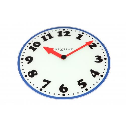 NeXtime klok 8151 Boy, Ø43 cm, Wall, White/ Blue/ Black/ Red 5 NeXtime klok 8151 Boy, Ø43 cm, Wall, White/ Blue/ Black/ Red - Afbeelding 5