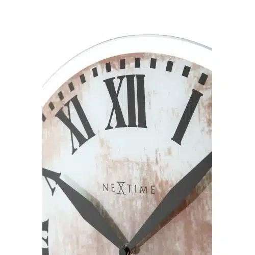 NeXtime klok 8162 Romana, Ø43 cm, Wall, White 5 NeXtime klok 8162 Romana, Ø43 cm, Wall, White - Afbeelding 5