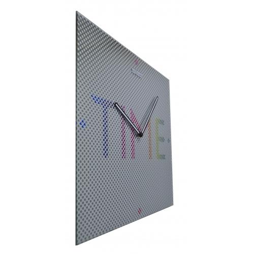 NeXtime klok 8165 Mistery - Time, 43x43 cm, Wall, Metal 3 NeXtime klok 8165 Mistery - Time, 43x43 cm, Wall, Metal - Afbeelding 3