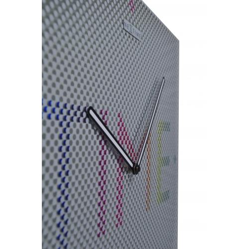 NeXtime klok 8165 Mistery - Time, 43x43 cm, Wall, Metal 4 NeXtime klok 8165 Mistery - Time, 43x43 cm, Wall, Metal - Afbeelding 4